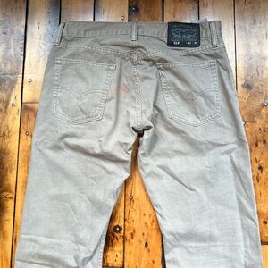 Levi’s 514 Men’s 32x30 Jeans Tan Straight Fit Pants Comfort Casual Skater STAIN